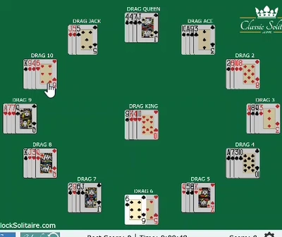 Clock Solitaire animated large